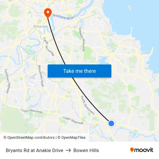 Bryants Rd at Anakie Drive to Bowen Hills map