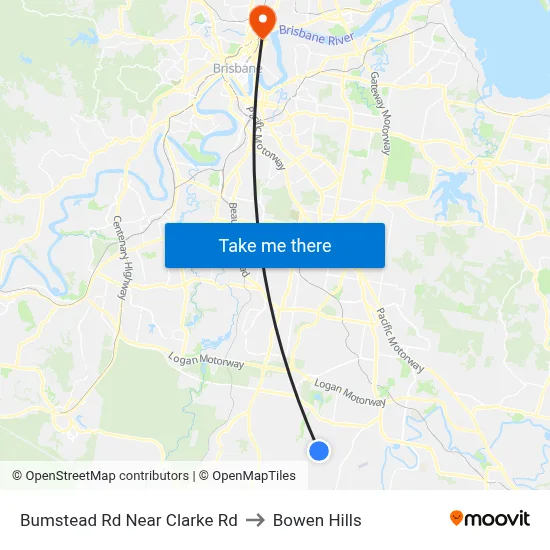 Bumstead Rd Near Clarke Rd to Bowen Hills map