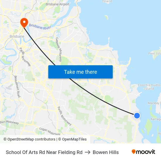 School Of Arts Rd Near Fielding Rd to Bowen Hills map