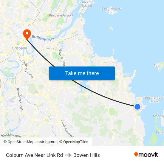 Colburn Ave Near Link Rd to Bowen Hills map