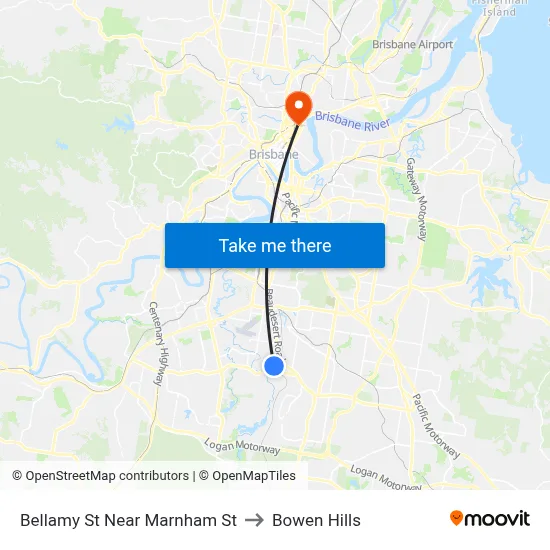 Bellamy St Near Marnham St to Bowen Hills map
