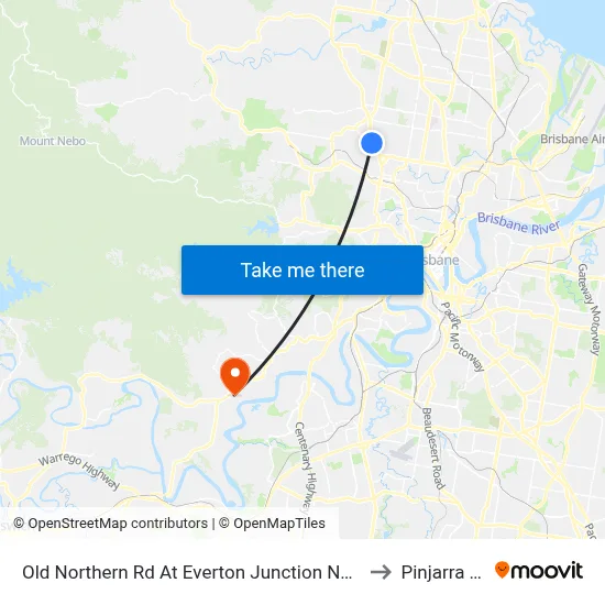 Old Northern Rd At Everton Junction Near Drake St to Pinjarra Hills map