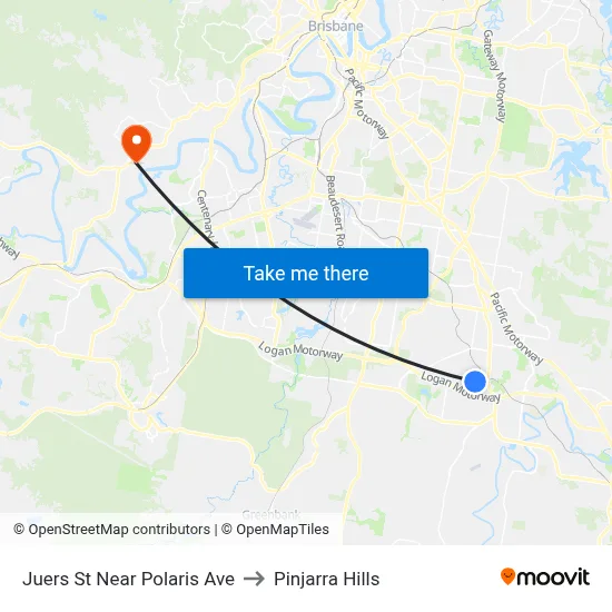 Juers St Near Polaris Ave to Pinjarra Hills map