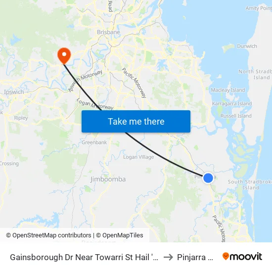 Gainsborough Dr Near Towarri St Hail 'N' Ride to Pinjarra Hills map