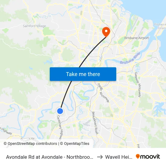 Avondale Rd at Avondale - Northbrook, Stop 60 to Wavell Heights map