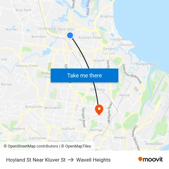 Hoyland St Near Kluver St to Wavell Heights map