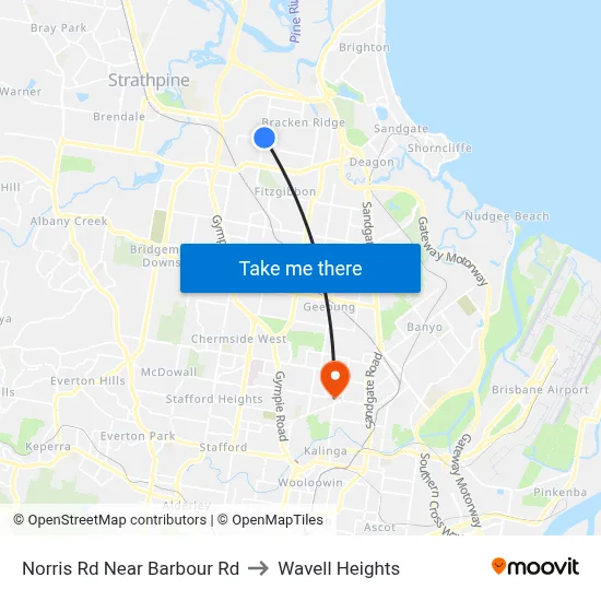 Norris Rd Near Barbour Rd to Wavell Heights map