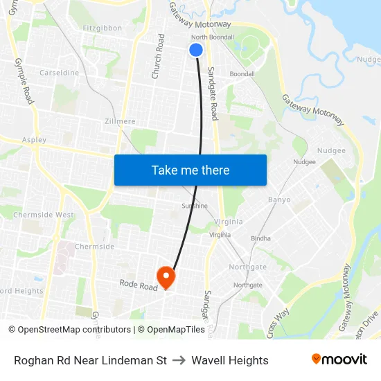 Roghan Rd Near Lindeman St to Wavell Heights map