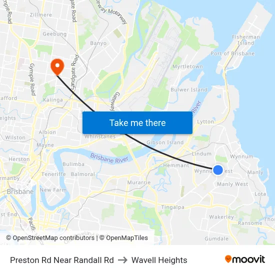 Preston Rd Near Randall Rd to Wavell Heights map
