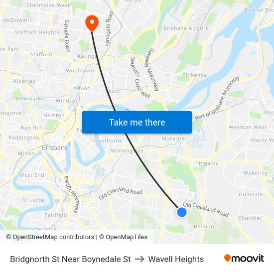 Bridgnorth St Near Boynedale St to Wavell Heights map