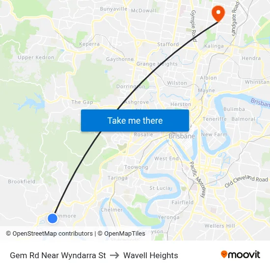 Gem Rd Near Wyndarra St to Wavell Heights map