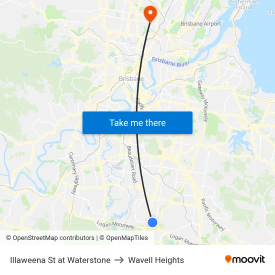 Illaweena St at Waterstone to Wavell Heights map