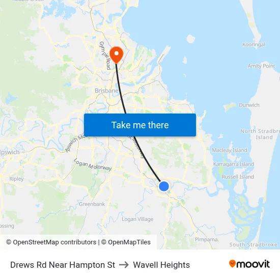 Drews Rd Near Hampton St to Wavell Heights map
