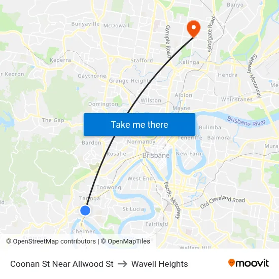Coonan St Near Allwood St to Wavell Heights map