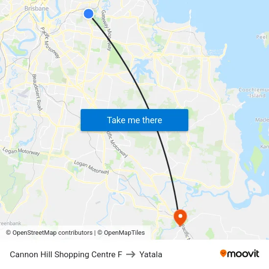 Cannon Hill Shopping Centre F to Yatala map