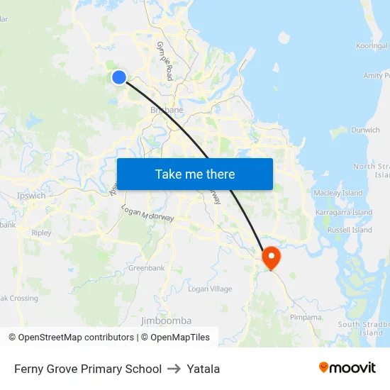 Ferny Grove Primary School to Yatala map