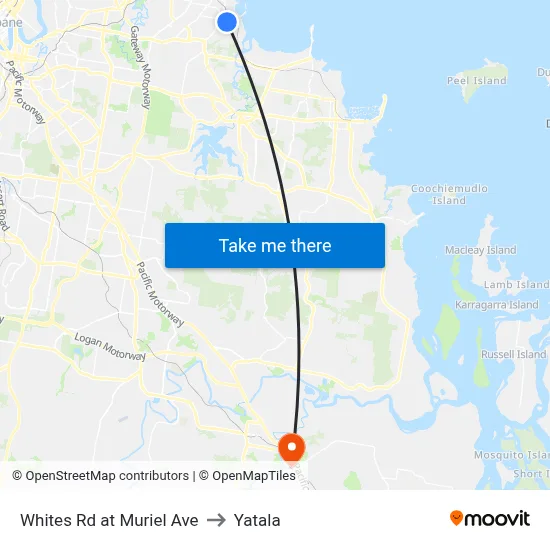 Whites Rd at Muriel Ave to Yatala map