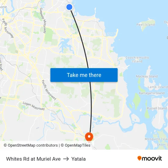 Whites Rd at Muriel Ave to Yatala map