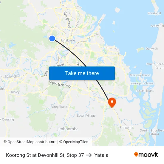 Koorong St at Devonhill St, Stop 37 to Yatala map