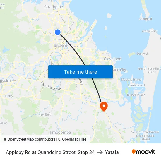 Appleby Rd at Quandeine Street, Stop 34 to Yatala map