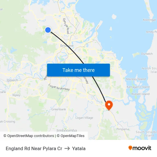 England Rd Near Pylara Cr to Yatala map