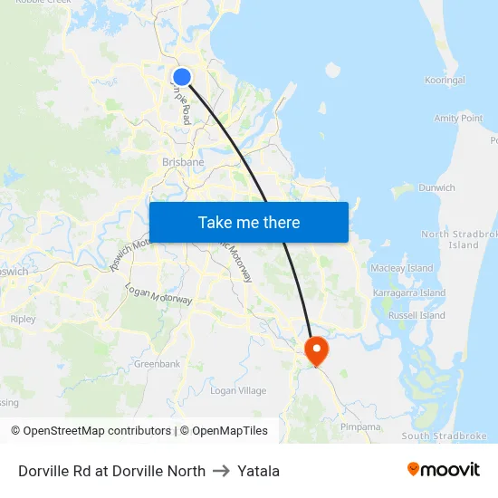 Dorville Rd at Dorville North to Yatala map