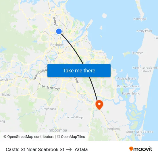 Castle St Near Seabrook St to Yatala map