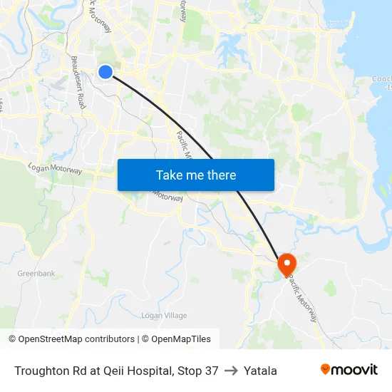 Troughton Rd at Qeii Hospital, Stop 37 to Yatala map