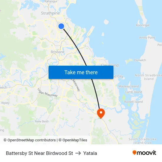 Battersby St Near Birdwood St to Yatala map
