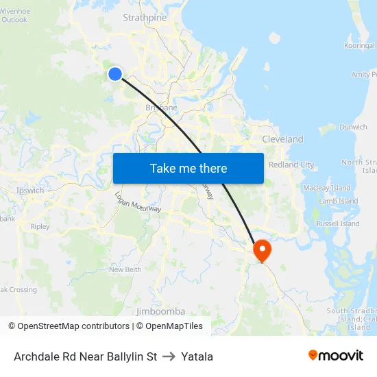 Archdale Rd Near Ballylin St to Yatala map