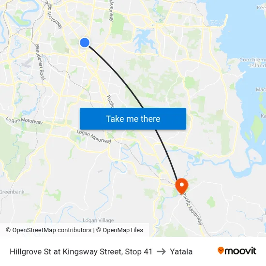 Hillgrove St at Kingsway Street, Stop 41 to Yatala map