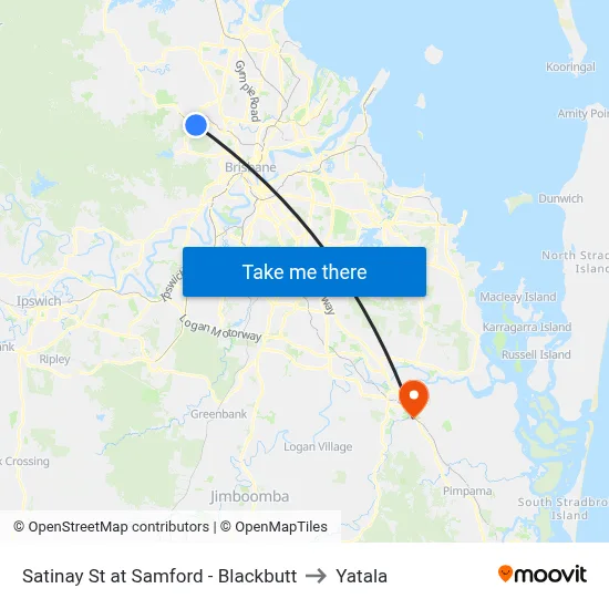 Satinay St at Samford - Blackbutt to Yatala map