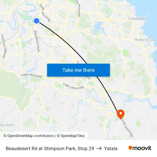 Beaudesert Rd at Stimpson Park, Stop 29 to Yatala map