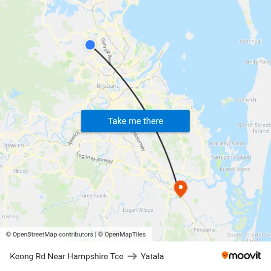 Keong Rd Near Hampshire Tce to Yatala map