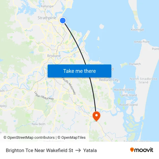 Brighton Tce Near Wakefield St to Yatala map