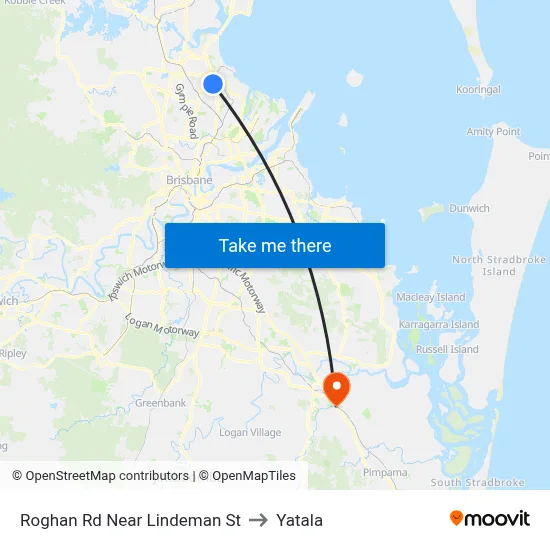 Roghan Rd Near Lindeman St to Yatala map