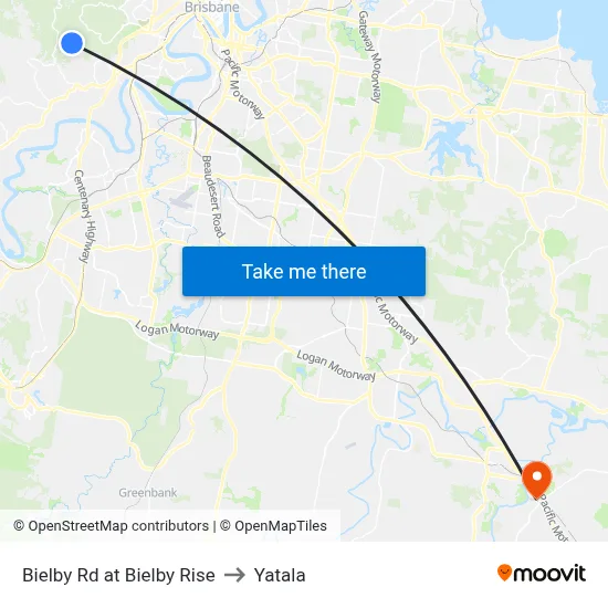 Bielby Rd at Bielby Rise to Yatala map