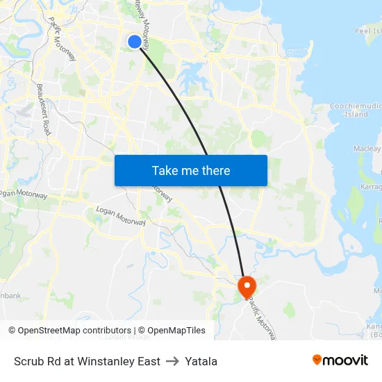 Scrub Rd at Winstanley East to Yatala map