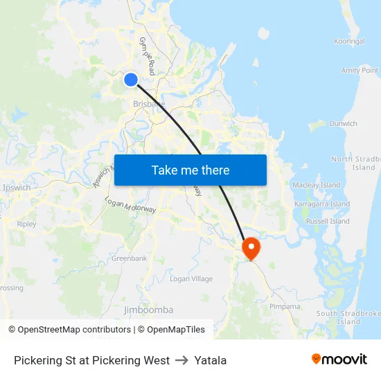 Pickering St at Pickering West to Yatala map