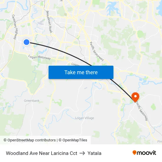 Woodland Ave Near Laricina Cct to Yatala map