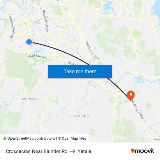 Crossacres Near Blunder Rd to Yatala map
