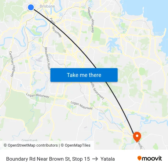 Boundary Rd Near Brown St, Stop 15 to Yatala map