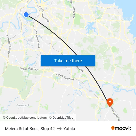 Meiers Rd at Bses, Stop 42 to Yatala map