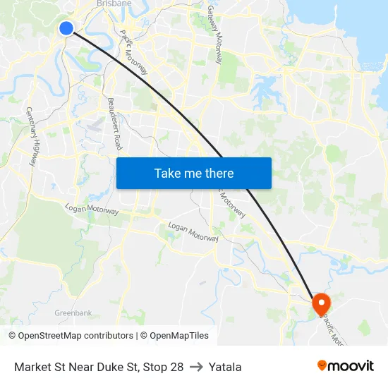 Market St Near Duke St, Stop 28 to Yatala map