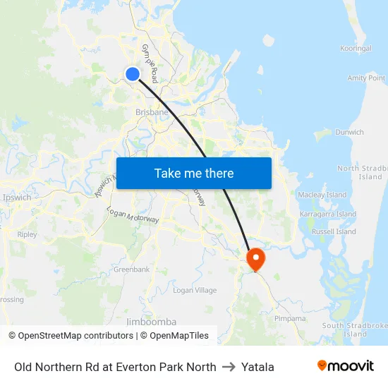 Old Northern Rd at Everton Park North to Yatala map