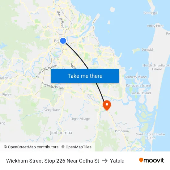 Wickham Street Stop 226 Near Gotha St to Yatala map