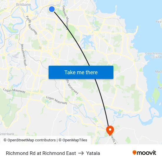 Richmond Rd at Richmond East to Yatala map