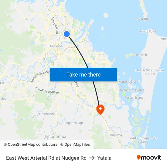 East West Arterial Rd at Nudgee Rd to Yatala map