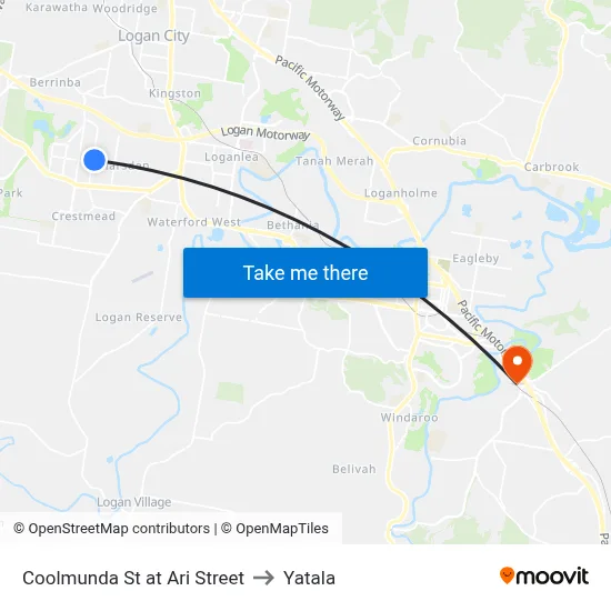 Coolmunda St at Ari Street to Yatala map