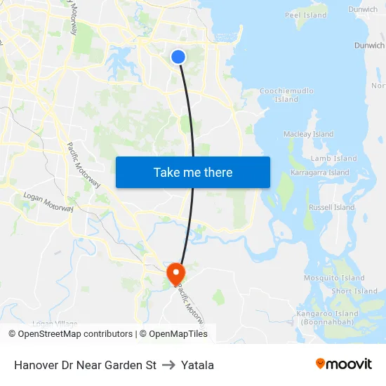 Hanover Dr Near Garden St to Yatala map